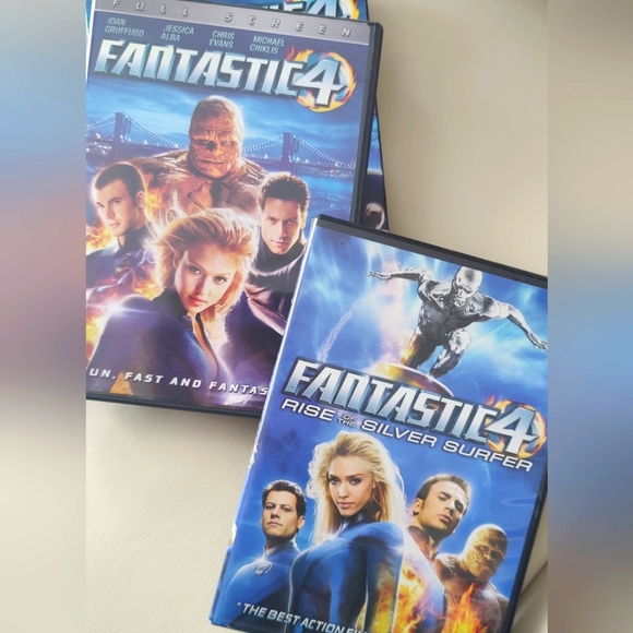 Other - Set of 2 Fantastic 4 movies, Fantastic 4 & Rise of the silver surfer